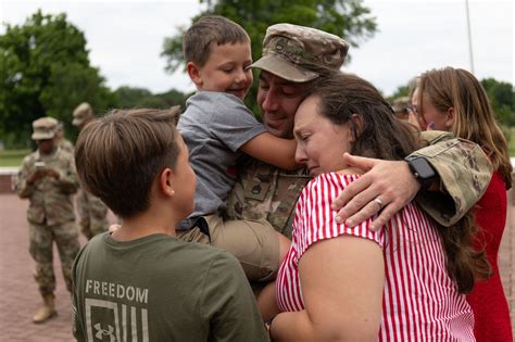 Military Personnel Returning Home